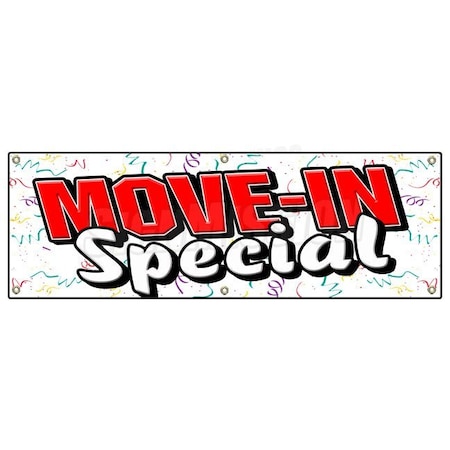 MOVE-IN-SPECIAL BANNER SIGN Apartment Rental Rent Storage Free Rent Home